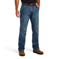 Ariat - Rebar M4 Low Rise Dura Stretch Workhorse Boot Cut Jean(Ariat Rebar M4 Low Rise Dura Stretch Workhorse Boot Cut Jean)