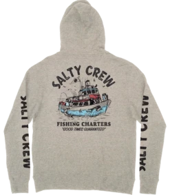 Salty Crew Fishing Charters Fleece Hoodie(Salty Crew Fishing Charters Fleece Hoodie)