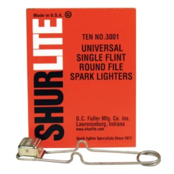 Shurlite - Spark Lighter, Universal Single-Flint Round Lighter(Shurlite Spark Lighter Universal Single Flint Round Lighter)