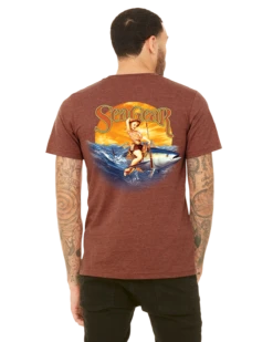 Sea Gear Saltwater Cowgirl Tri-Blend Short Sleeve T-Shirt(Sea Gear Saltwater Cowgirl Tri Blend Short Sleeve T Shirt)