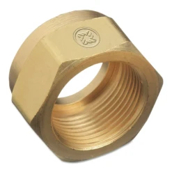 Western - Regulator Inlet Nut, Acetylene, Brass .899"-18 NGO, RH Female(Western Regulator Inlet Nut Acetylene Brass 899 18 Ngo Rh Female)