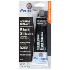 Permatex - Black Silicone Adheasive Sealant 3 Oz(Permatex Black Silicone Adheasive Sealant 3 Oz)