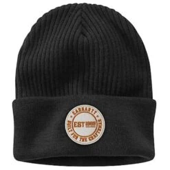 Carhartt - Knit Cuffed Craftsman Patch Beanie(Carhartt Knit Cuffed Craftsman Patch Beanie Folkstone) -Seagear Marine Shop 43190