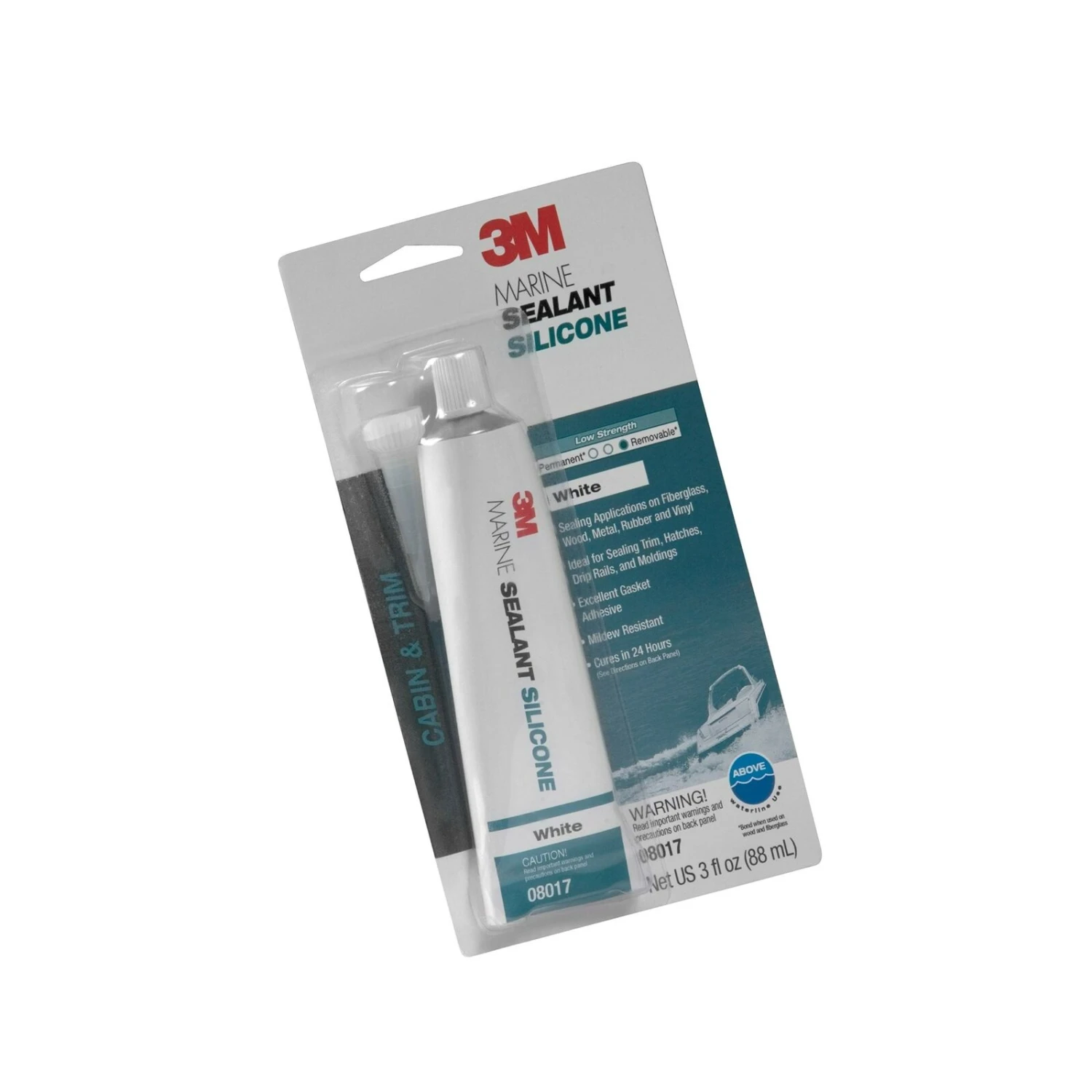 3M - Marine Grade Silicone Sealant 3 oz(3m marine grade silicone sealant 3 oz) 3M - Marine Grade Silicone Sealant 3 Oz(3m Marine Grade Silicone Sealant 3 Oz) -Seagear Marine Shop 45964