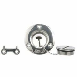 Sea Choice - Diesel Deck Fill W/Cap Cast SS For 1-1/2" Hose(Sea Choice Diesel Deck Fill W Cap Cast Ss For 1 1 2 Hose)