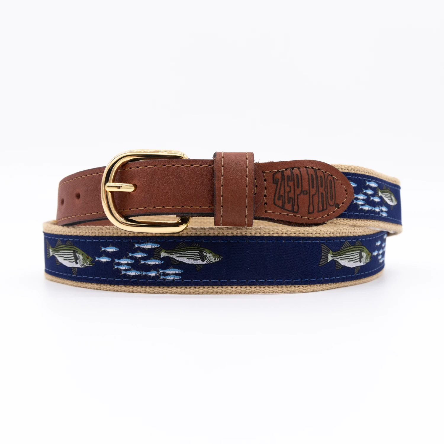 Zep Pro - Navy Striper Chase Belt(Zep pro navy striper chase belt) Zep Pro - Navy Striper Chase Belt(Zep Pro Navy Striper Chase Belt) -Seagear Marine Shop 51255 StriperChase
