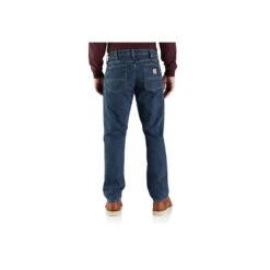 Carhartt - Men's Relaxed Fit Flannel Lined 5 Pocket Jean(Carhartt Mens Relaxed Fit Flannel Lined 5 Pocket Jean) -Seagear Marine Shop 51483 2