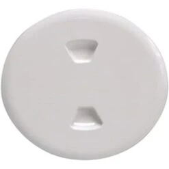 Beckson - 5" White Twist Out Deck Plate 5"(Beckson 5 White Twist Out Deck Plate 5 White)