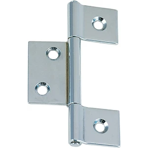 Perko - Chrome Plated Non Mortised Hinge - 7/8" x 3-3/8'(Perko chrome plated non mortised hinge 7 8 x 3 3 8) Perko - Chrome Plated Non Mortised Hinge - 7/8" X 3-3/8'(Perko Chrome Plated Non Mortised Hinge 7 8 X 3 3 8) -Seagear Marine Shop 79055