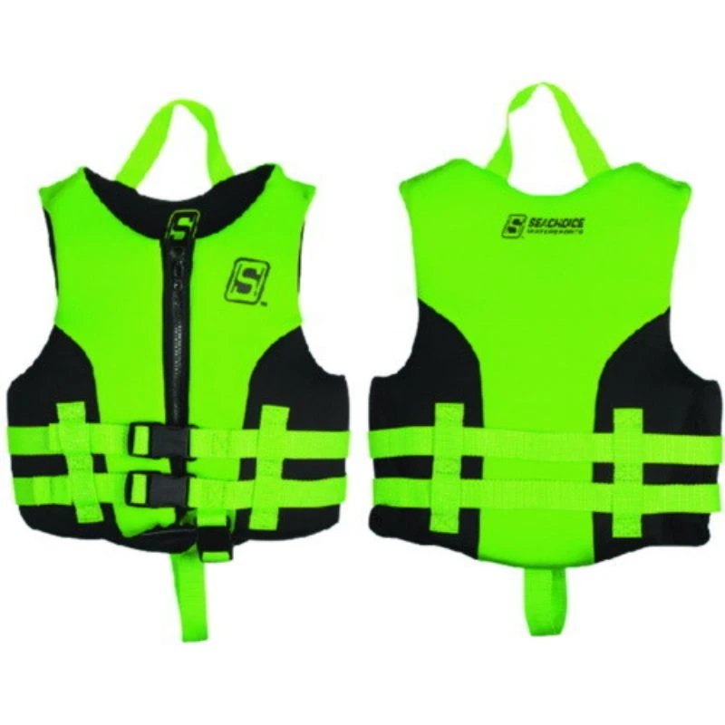 Seachoice - Evoprene Multi-Sport Vest, Green/Black, Child(Seachoice evoprene multi sport vest green black child) Seachoice - Evoprene Multi-Sport Vest, Green/Black, Child(Seachoice Evoprene Multi Sport Vest Green Black Child) -Seagear Marine Shop LNS 50 85141 576 576