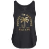 Salt Life Hooked On Paradise Scoop Neck Tank Top(Salt Life Hooked On Paradise Scoop Neck Tank Top) -Seagear Marine Shop SL ParidiseTank SLJ10684 Ebony