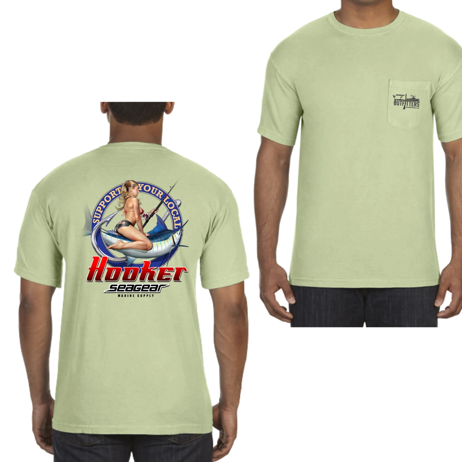 Sea Gear Outfitters - Local Hooker Heavy Weight Short Sleeve(Sea gear local hooker short sleeve) Sea Gear Outfitters - Local Hooker Heavy Weight Short Sleeve(Sea Gear Local Hooker Short Sleeve) -Seagear Marine Shop celedon