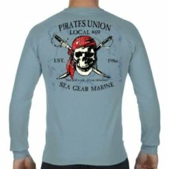Sea Gear - Pirates Union Long Sleeve T-Shirt(Sea Gear Pirate Union Long Sleeve) 4 Sea Gear - Pirates Union Long Sleeve T-Shirt(Sea Gear Pirate Union Long Sleeve) -Seagear Marine Shop file 1