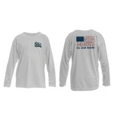 Sea Gear - Fish Flag Toddler Kids Sunshirt Long Sleeve UPF 50+(Sea Gear Fish Flag Kids Long Sleeve Upf 50 Uv Sun Protection Long Sleeve)