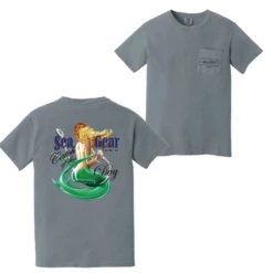 Sea Gear - Catch Of The Day Heavy Weight Tee - Light Colors(Sea Gear Catch Of The Day Heavy Weight Tee Light Colors) -Seagear Marine Shop granite c6f7143b d709 4c8a 9f09 c841404a664b