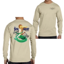 Sea Gear - Catch Of The Day Heavy Weight Long Sleeve(Seagear Apparel Catch Of The Day Long Sleeve) -Seagear Marine Shop sandstone dcbed9d7 42af 49f9 b04f 464ae7d28f27