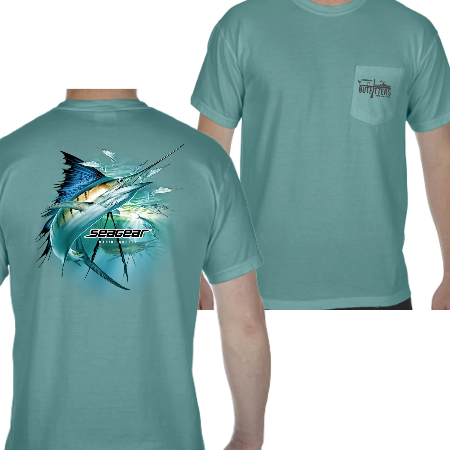 Sea Gear Outfitters - Sailfish Short Sleeve(Sea gear outfitters sailfish short sleeve) Sea Gear Outfitters - Sailfish Short Sleeve(Sea Gear Outfitters Sailfish Short Sleeve) -Seagear Marine Shop seafoam6030
