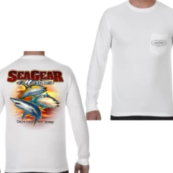 Sea Gear - 3 Fish Long Sleeve(Sea Gear 3 Fish Long Sleeve) 14 Sea Gear - 3 Fish Long Sleeve(Sea Gear 3 Fish Long Sleeve) -Seagear Marine Shop white4410 9beb8791 92ac 4b19 97f9 8846ace05da8