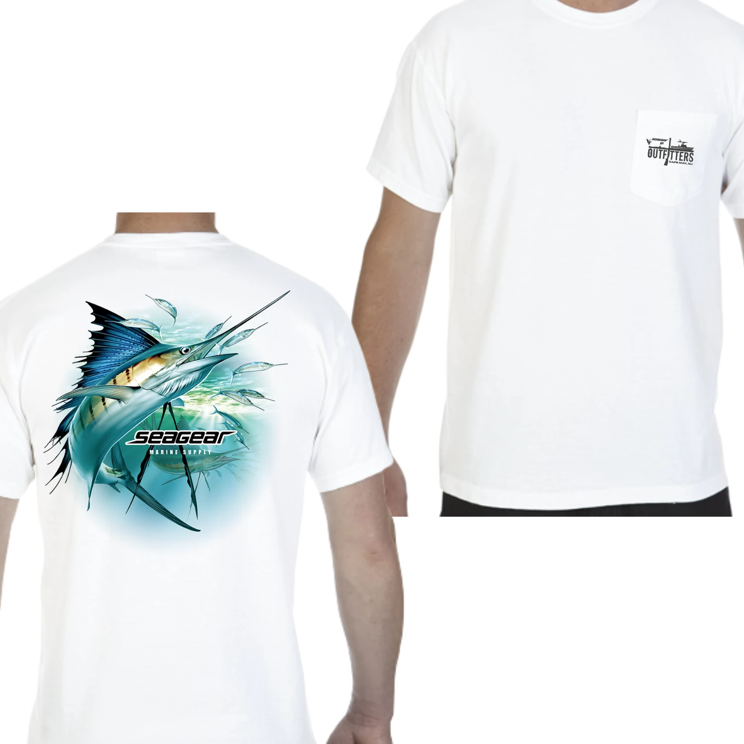 Sea Gear Outfitters - Sailfish Short Sleeve(Sea gear outfitters sailfish short sleeve) Sea Gear Outfitters - Sailfish Short Sleeve(Sea Gear Outfitters Sailfish Short Sleeve) -Seagear Marine Shop white6030
