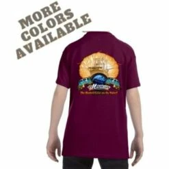 Sea Gear - Kids Flaming Scallop Short Sleeve(Sea Gear Youth Flaming Scallop Short Sleeve)