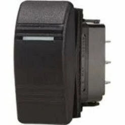 Blue Sea - Contura Switch SPST Black - OFF-(ON)(Blue Sea Contura Switch Spst Black Off On)