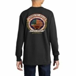 Sea Gear - Kids United We Shuck Long Sleeve(Sea Gear Youth United We Shuck Long Sleeve) -Seagear Marine Shop zoom 2054325b 3a74 4e06 8edb 75dc50b4ce77