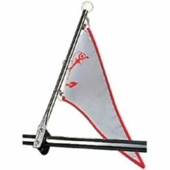Sea Dog - Flag Pole With Rail Mount 15-1/2"(Sea Dog Flag Pole With Rail Mount 15 1 2)