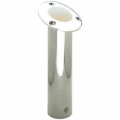 Attwood Marine - 15° Flush Mount Rod Holder W/ Cap(Attwood 15 Flush Mount Rod Holder W Cap)