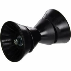 Tie Down Engineering- PVC Roller Assembly With End Bells 4" Black(Tie Down Engineering Pvc Roller Assembly With End Bells 4 Black)