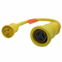 HUBBELL - 50A - 30A Pigtail Adapter 50 AMP Yellow(Hubbell 50a 30a Pigtail Adapter 50 Amp Yellow)