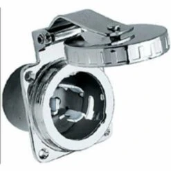 HUBBELL - 50A 125/250V Inlet SS Housing 50 AMP(Hubbell 50a 125 250v Inlet Ss Housing 50 Amp)