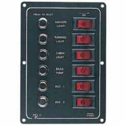 Sea Dog - Aluminum Breaker Panel(Sea Dog Aluminum Breaker Panel)