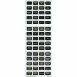 Blue Sea - Black 60 Label Set(Blue Sea Black 60 Label Set)