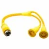 HUBBELL - Y-Adapter (2)30A 125V - 50A 125/250V 50 AMP - 30 AMP Yellow(Hubbell Y Adapter 2 30a 125v 50a 125 250v 50 Amp 30 Amp Yellow) -Seagear Marine Shop zoom a4584649 e230 425b 8f36 92af3586a228