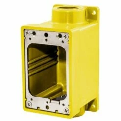 HUBBELL - WATERTIGHT FD BOX 3/4 YELLOW Yellow(Hubbell Watertight Fd Box 3 4 Yellow Yellow)