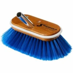 Shurhold - 6" Deck Brush With Extra Soft Blue Nylon Bristles BLUE(Shurhold Shurhold 6 Deck Brush With Extra Soft Blue Nylon Bristles Blue)