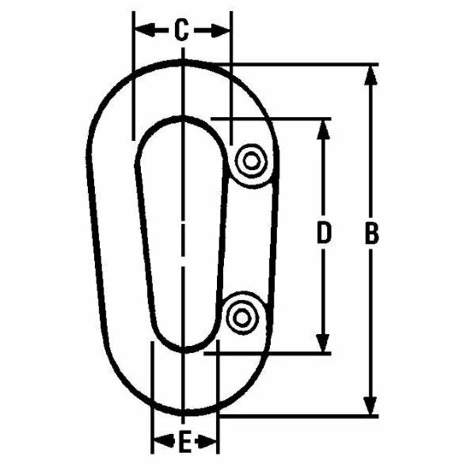 Campbell - Pear Shaped Connecting Links(Campbell pear shaped connecting links) Campbell - Pear Shaped Connecting Links(Campbell Pear Shaped Connecting Links) -Seagear Marine Shop zoom b6af9e11 22c5 49e1 be6b 1655f33be649
