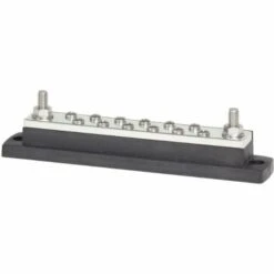 Blue Sea System - MaxiBus 250A BusBar - Two 5/16"-18 Studs And Twelve #10-24 Screws(Blue Sea System Maxibus 250a Busbar Two 5 16 18 Studs And Twelve 10 24 Screws)