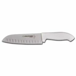 Dexter Russell- 7" Duo-Edge Santoku Style Cooks Knife With Soft Rubber Grip Handle(Dexter Russell Dexter Sofgrip 7 Duo Edge Santoku Style Cooks Knife With Soft Rubber Grip Handle)