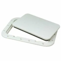 Sea Choice - White Pry Up Hatch 7" X 11"(Sea Choice Pry Up Hatch 7 X 11 White 7 X 11 White)