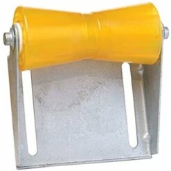 Tie Down Engineering- Keel Roller With Panel Bracket Assembly 5" Yellow(Tie Down Engineering Keel Roller With Panel Bracket Assembly 5 Yellow)